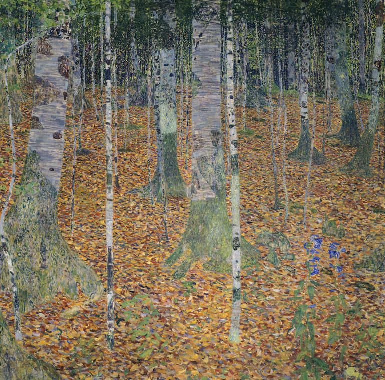 Gustav Klimt "Las Brzozowy"