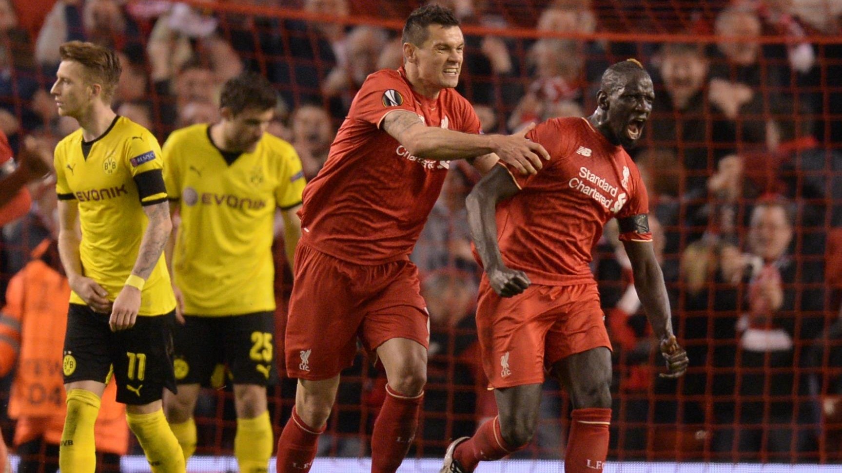 Liga Europy Liverpool Borussia Dortmund 4 3 Pilka Nozna