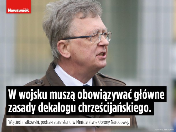 Wojciech Fałkowski o dekalogu w wojsku