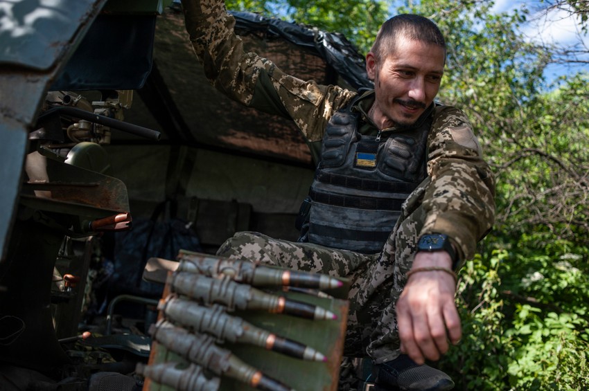 Ukrajinska vojska u Donjecku blizu Bahmuta 5. juna