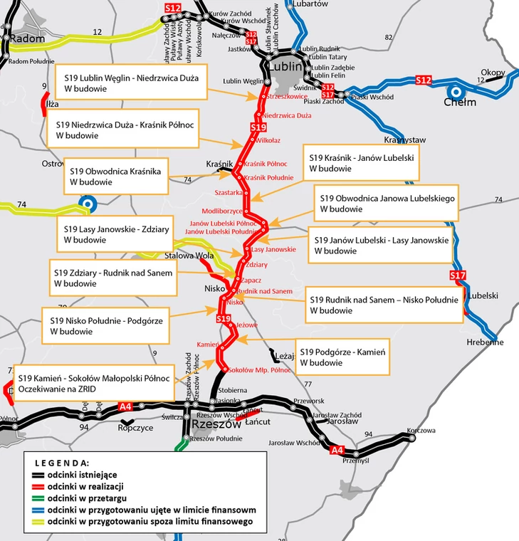 S19 Lublin - Rzeszów