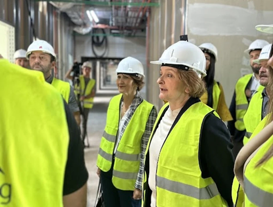 Ministarka Grujičić obišla radove na rekonstrukciji Univerzitetskog kliničkog centra Vojvodine