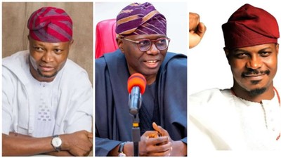 Abdul-Azeez Adediran Olajide, Babajide Sanwo-Olu and GBadebo Rhodes Vivour contested Lagos governorship election in 2023.