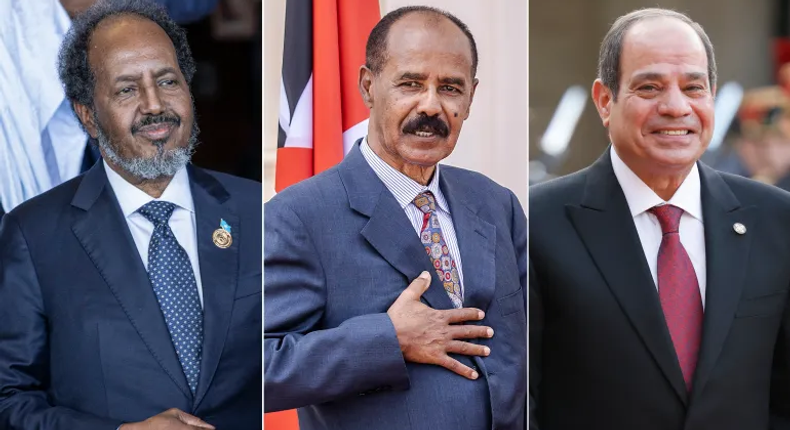 Egypt, Eritrea, and Somalia form strategic security alliance, isolating Ethiopia