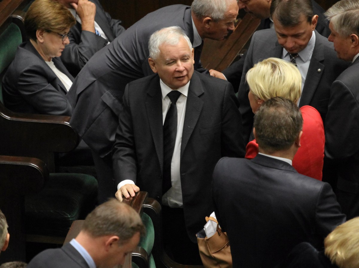 Jarosław Kaczyński w Sejmie