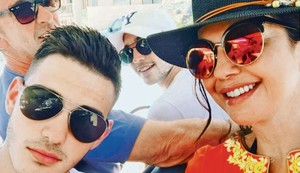 Nataša Ninković sa porodicom