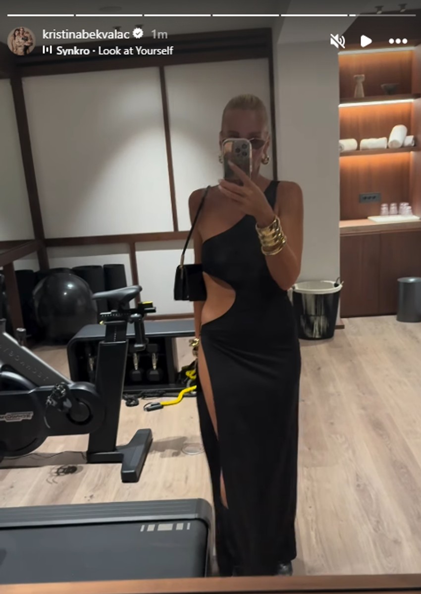 Kristina Bekvalac u vreloj haljini