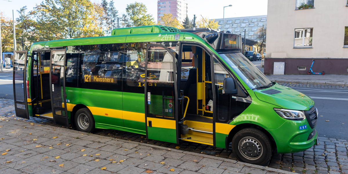 Nowe minibusy Mercus kursują już po Poznaniu.