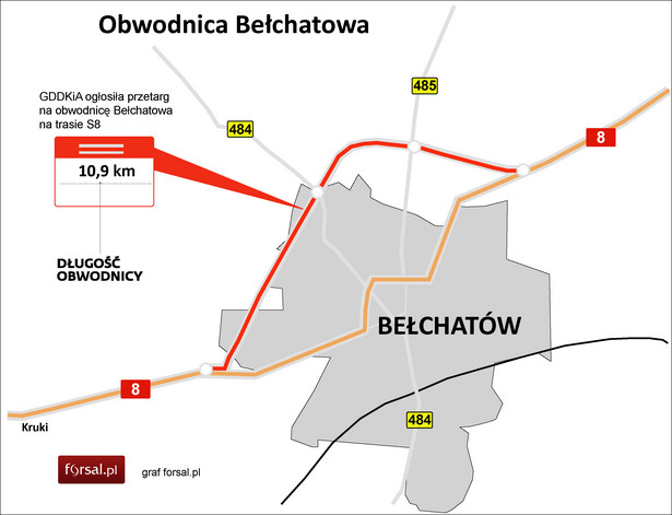 Przetarg na obwodnicę Bełchatowa