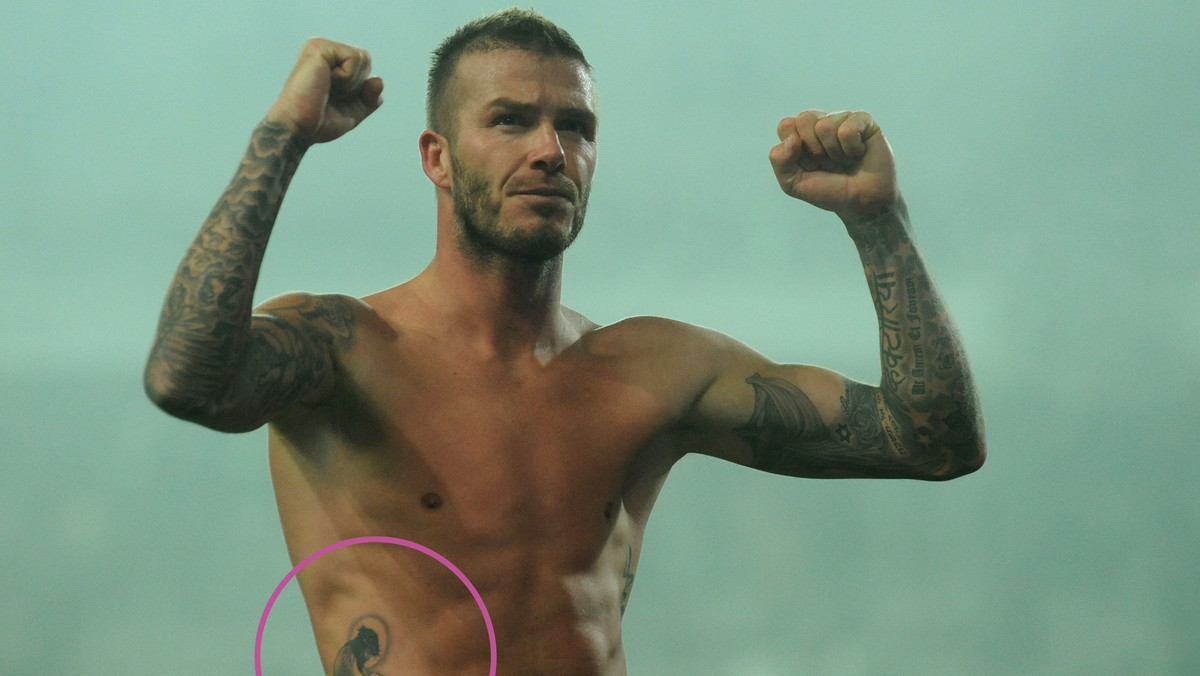 David Beckham - tatuaż