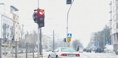 Zakościelny jeździ na czerwonym świetle