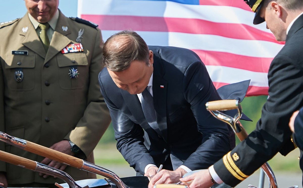 Andrzej Duda w Redzikowie