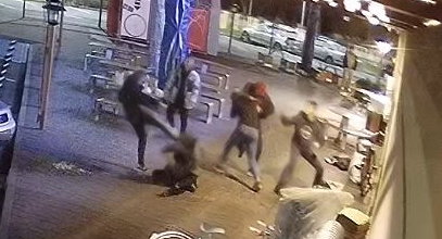 Brutalne pobicie przed restauracją w Tarnobrzegu. Zaczęło się od błahostki