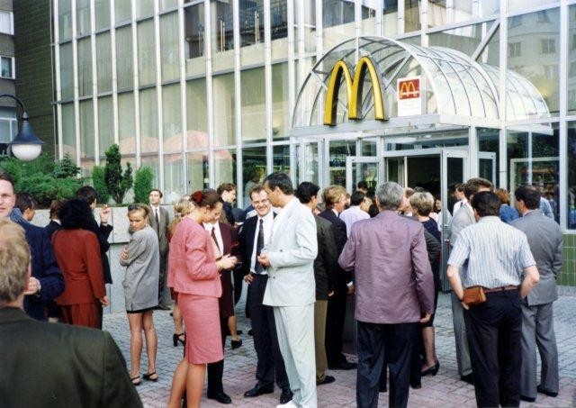 Otwarcie restauracji McDonald's w Warszawie