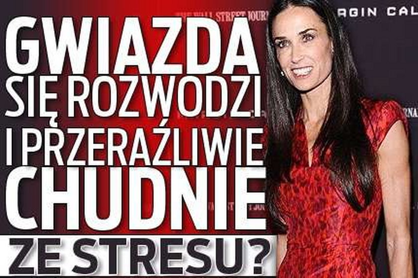 Gwiazda się rozwodzi i przeraźliwie chudnie. Ze stresu?