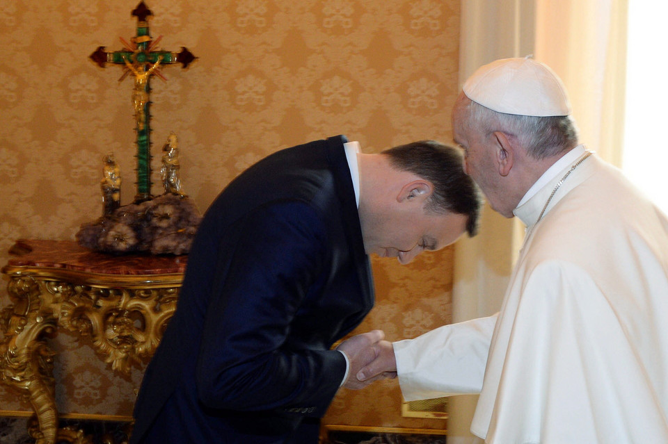 WATYKAN PREZYDENT DUDA NA AUDIENCJI U PAPIEŻA (Andrzej Duda, papież Franciszek)