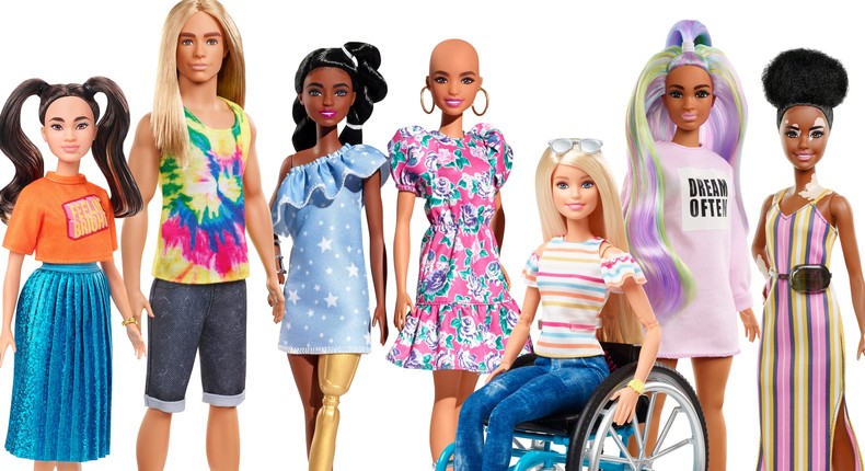 Barbie's Fashionista doll collection is more diverse than ever.Mattel