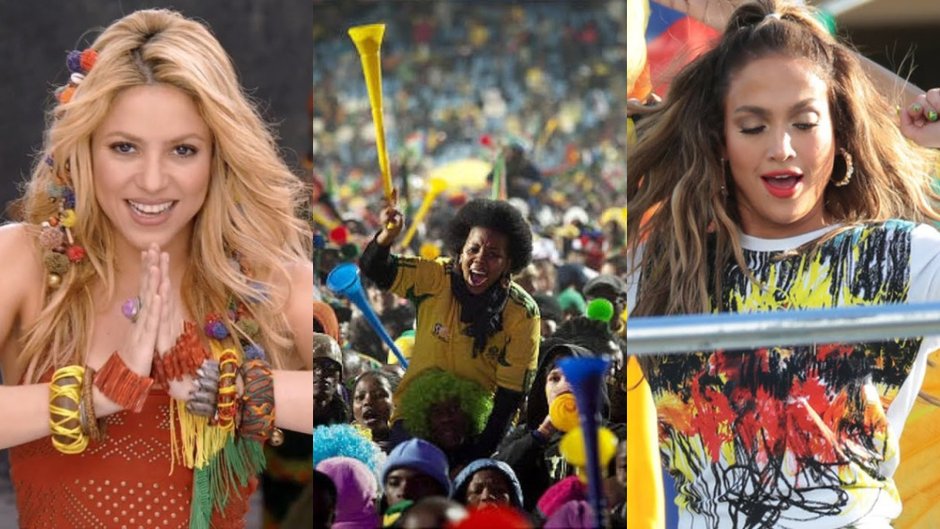 Shakira, kadr z teledysku "Wavin' Flag", Jennifer Lopez