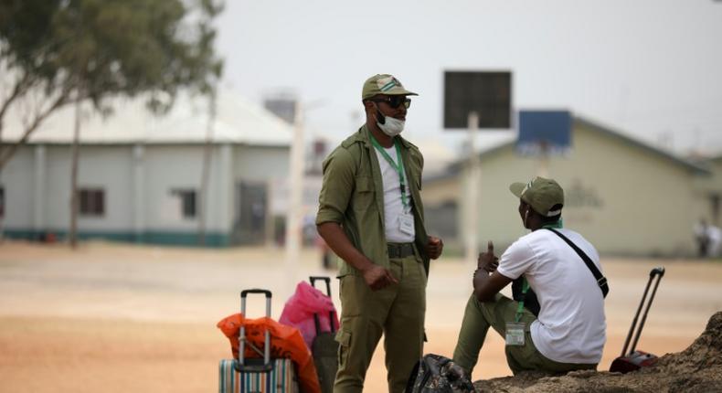 NYSC orientation camps will reopen when schools reopen according to the PTF on COVID-19 [AFP]