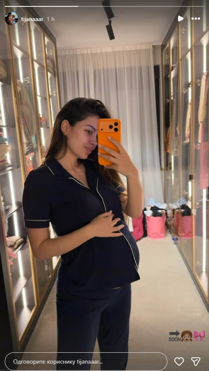 Tijana otkrila da čeka devojčicu