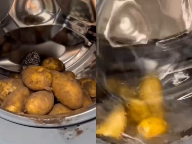 Trik na kom žena kuva krompir u mašini je postao viraln