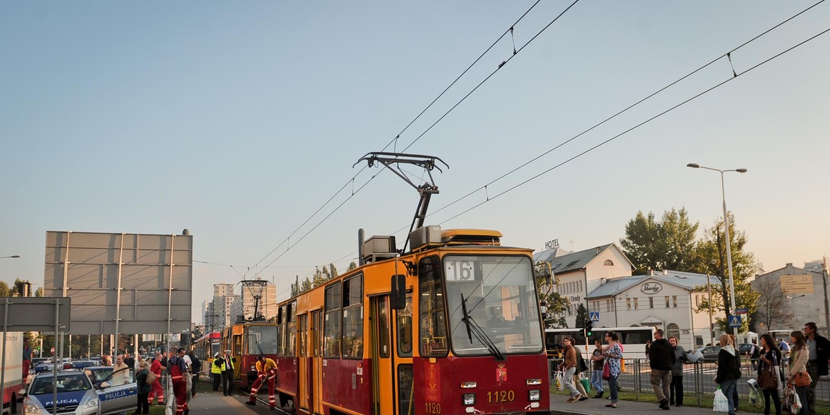 Wypadek Tramwajów na rondzie Radosława