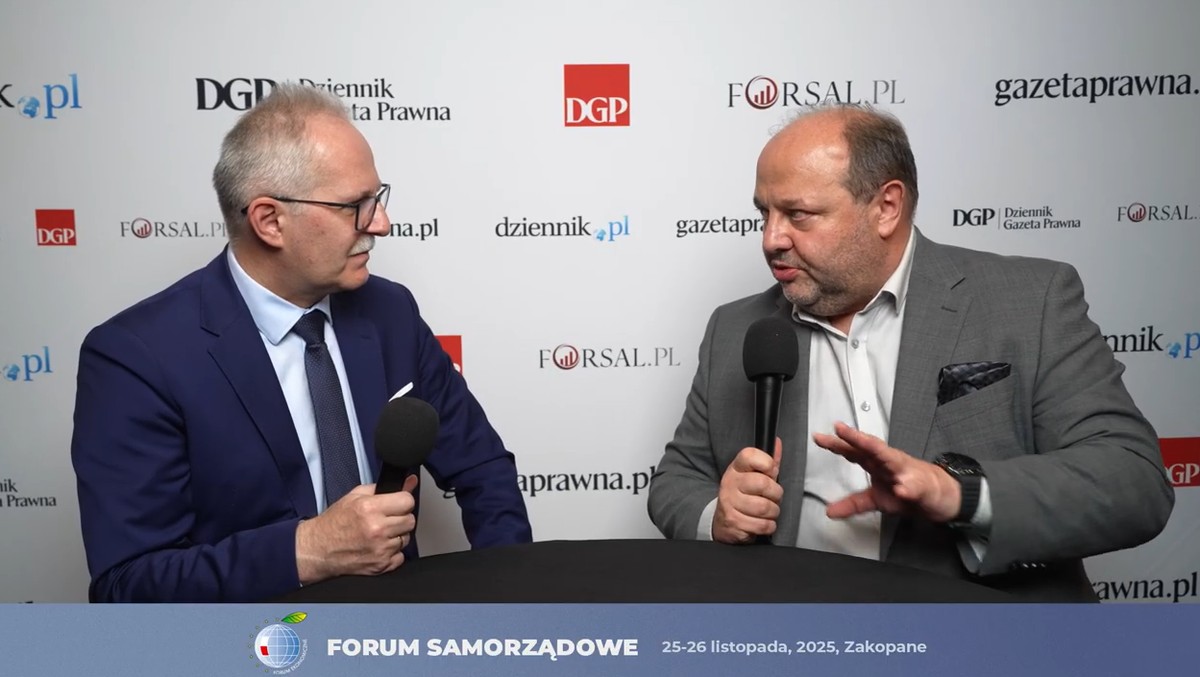 Zbigniew Bartuś i Jacek Bilski, Supra Brokers w studiu DGP, Forum Samorządowe