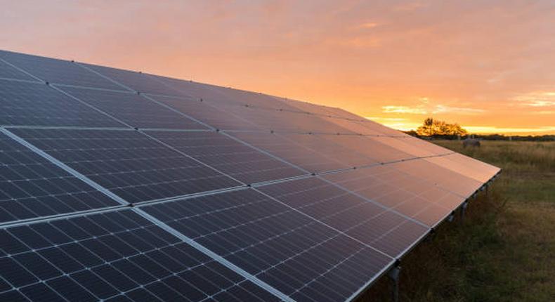 A file image of solar panels