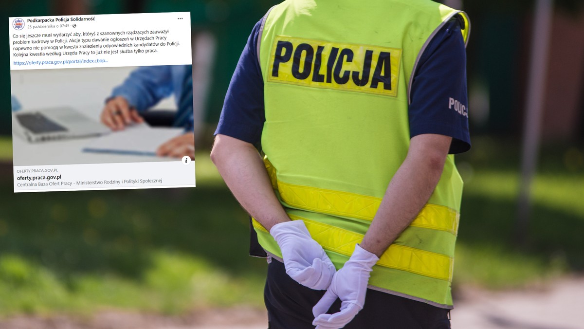 Głośne ogłoszenie dowodem na kryzys w policji? "Sytuacja jest tragiczna"