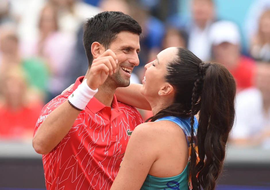 Dubl meč Novak Đoković, Jelena Janković, Nenad Zimonjić, Olga Danilović