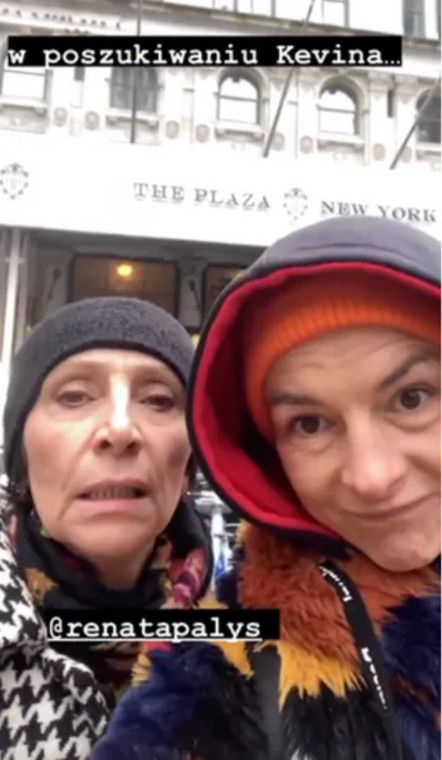 Renata Pałys i Monika Dawidziuk w Nowym Jorku