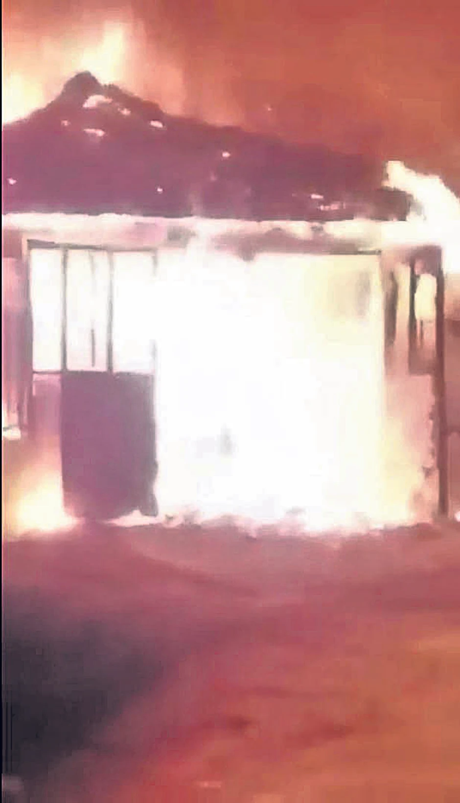 Zapaljena kuća Milana Jovanovića