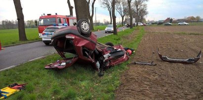 Tragedia w Wielkopolsce. Auto roztrzaskane, zginął 19-latek