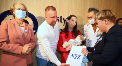 Borys dostał najdroższy lek świata. To pierwszy noworodek z SMA, który dostał w Polsce refundację terapii genowej z NFZ. Lekarze z ICZMP w Łodzi