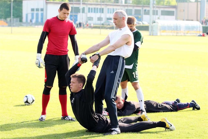 Szczęsny trenuje w Pruszkowie