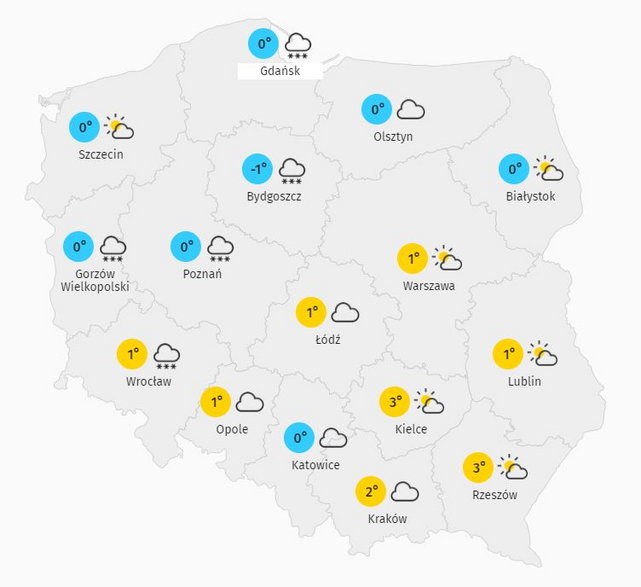 Temperatura powietrza (3.12.2020)