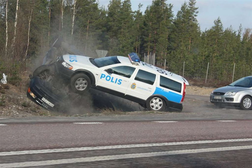 Pościg za bandytą w Szwecji. Twardziele ze szwedzkiej policji