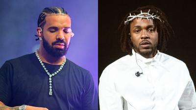 Drake (right) and Kendrick Lamar (left).Prince Williams/Samir Hussein/WireImage