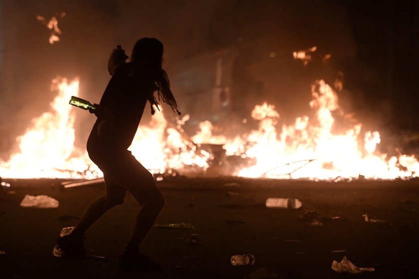 Masowe protesty w Barcelonie. Tysiące osób wyszło na ulice