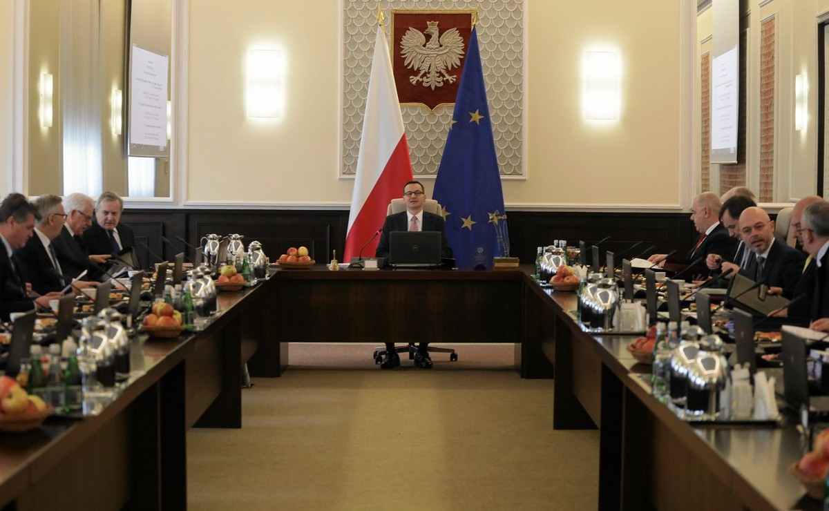 Posiedzenie rządu PiS
