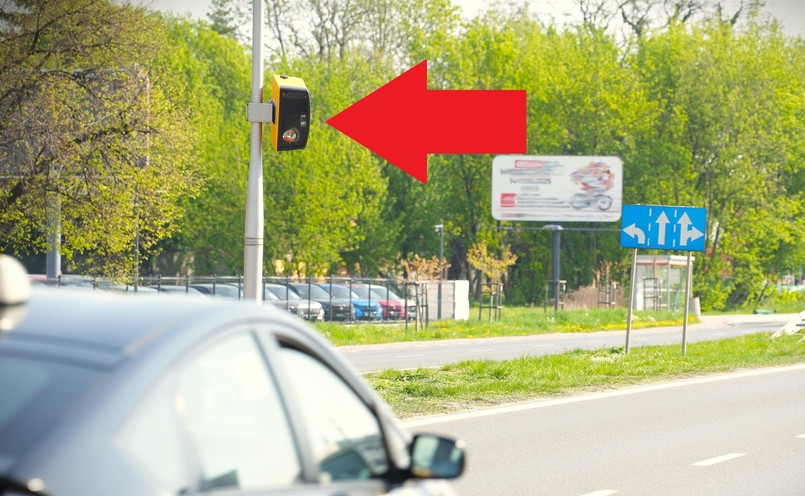 Fotoradar rekordzista na Al. Jerozolimskie w Warszawie zniszczony drugi raz