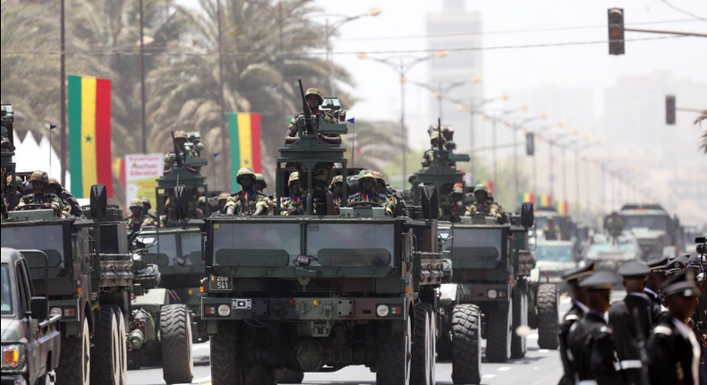 L'Armée sénégalaise lors du défilé du 4 avril 2019