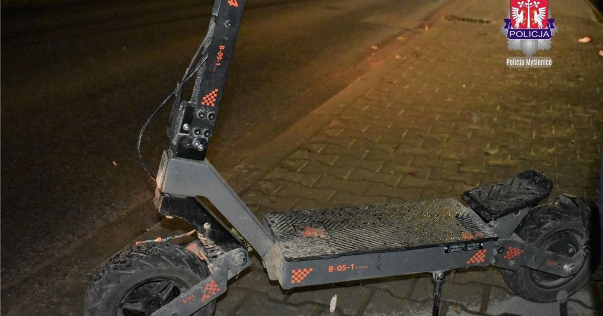 Dramat nastolatków na hulajnodze w Trzemeśni. Jeden walczy o życie