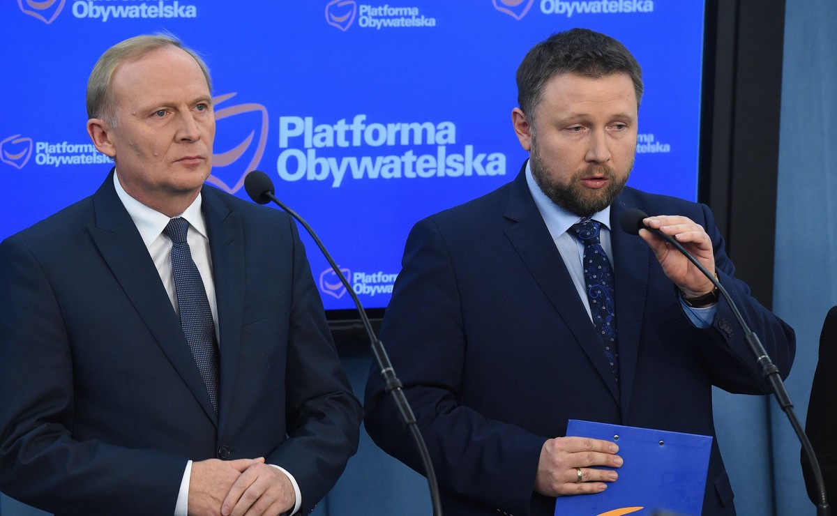 Czesław Mroczek i Marcin Kierwiński