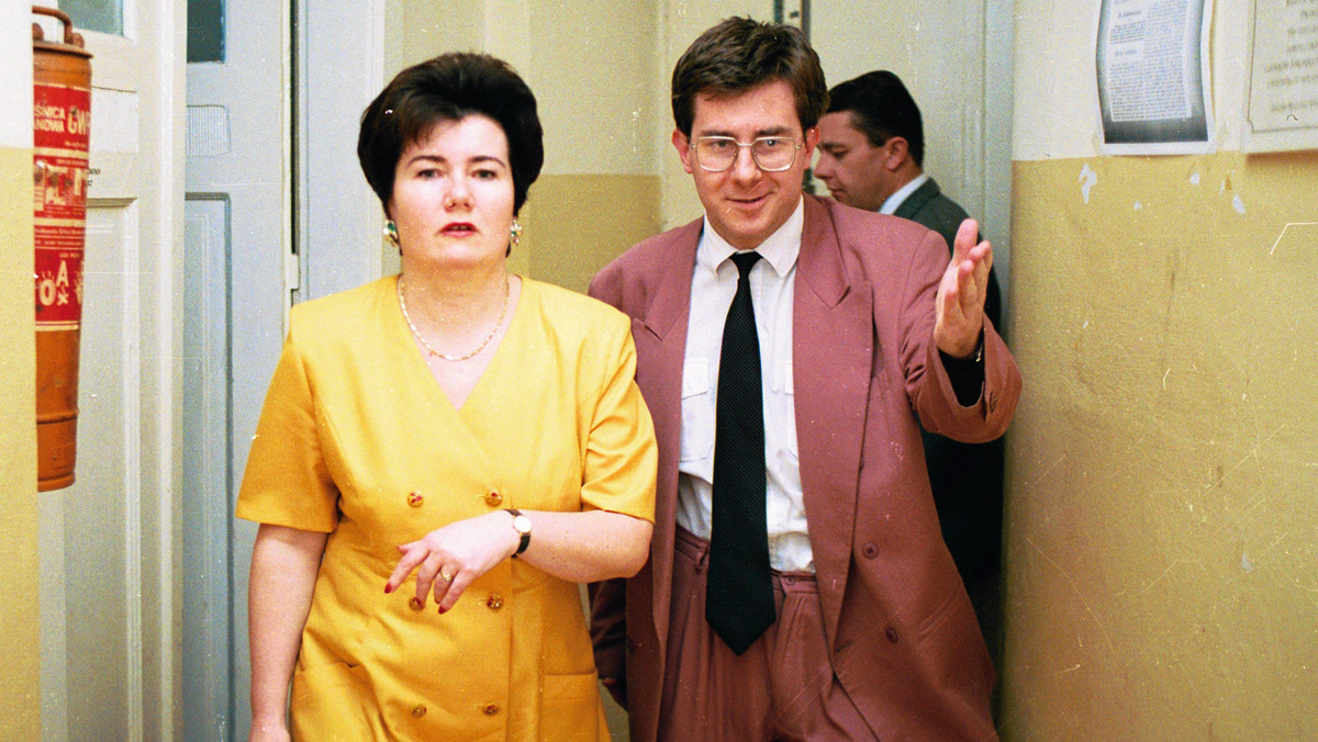 Ryszard Czarnecki i Hanna Gronkiewicz-Waltz