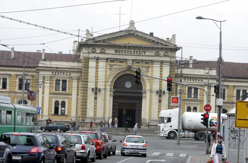 Glavni ulaz u zgradu Železničke stanice