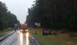 Śmierć na drodze. Autobus z pielgrzymami wjechał w osobówkę