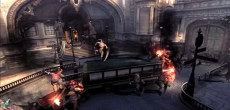 Screen z gry "Devil May Cry 4" (wersja na Xboxa 360)