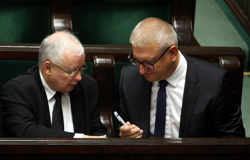 Jarosław Kaczyński i Stanisław Pięta