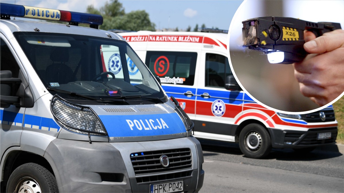 42-year-old dies in ambulance after police use taser in Szczawnie-Zdrój